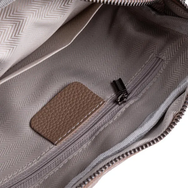 Dámska malá crossbody kabelka béžová