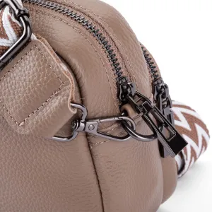 Dámska malá crossbody kabelka béžová
