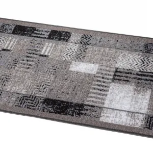 Kusový behúň Patchwork šedá 67 x 150 cm