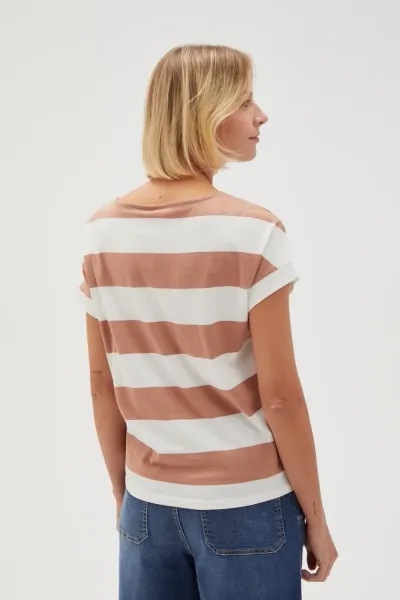 Marisse Women's T-Shirt L-Ts-4607 L.Brown