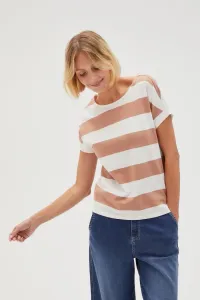 Marisse Women's T-Shirt L-Ts-4607 L.Brown