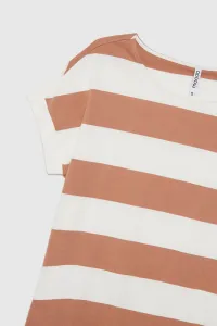 Marisse Women's T-Shirt L-Ts-4607 L.Brown
