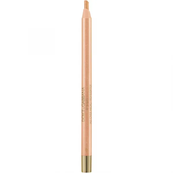 Dolce&Gabbana Bold It's Lit! tuhý krémový rozjasňovač v ceruzke odtieň 03 Golden Hour - Shimmering Champagne 0.35 g