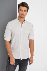 G625 DEWBERRY LINEN SHIRT-BEJ