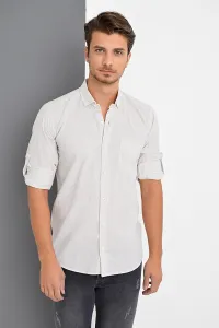 G625 DEWBERRY LINEN SHIRT-BEJ
