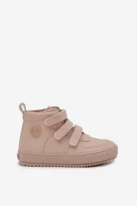 BIG STAR SHOES Zateplené Detské Sneakers Topánky na Suchý Zips Big Star