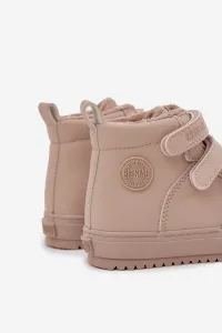 BIG STAR SHOES Zateplené Detské Sneakers Topánky na Suchý Zips Big Star