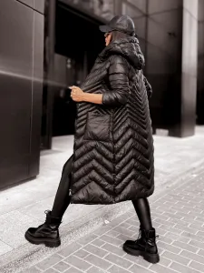 Dámska prešívaná bunda RUNWAY FLAIR Farba čierna DSTREET