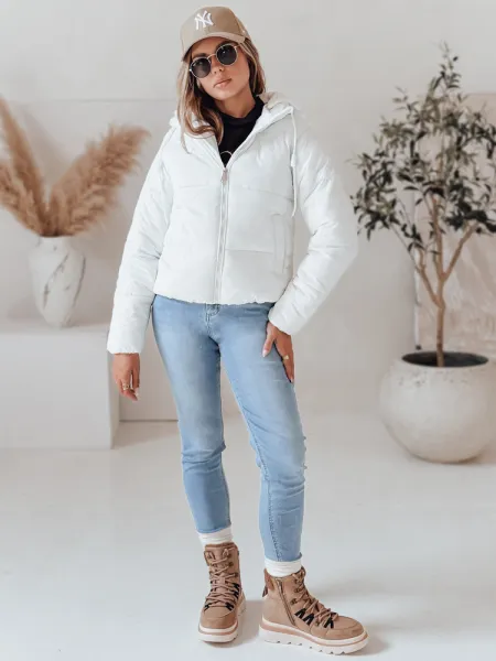 Dámska zimná puffer bunda s kapucňou
