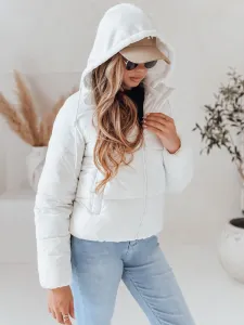 Dámska zimná puffer bunda s kapucňou