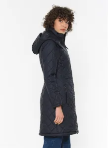 Z6654 DEWBERRY WOMEN'S COAT-NAVY BLUE