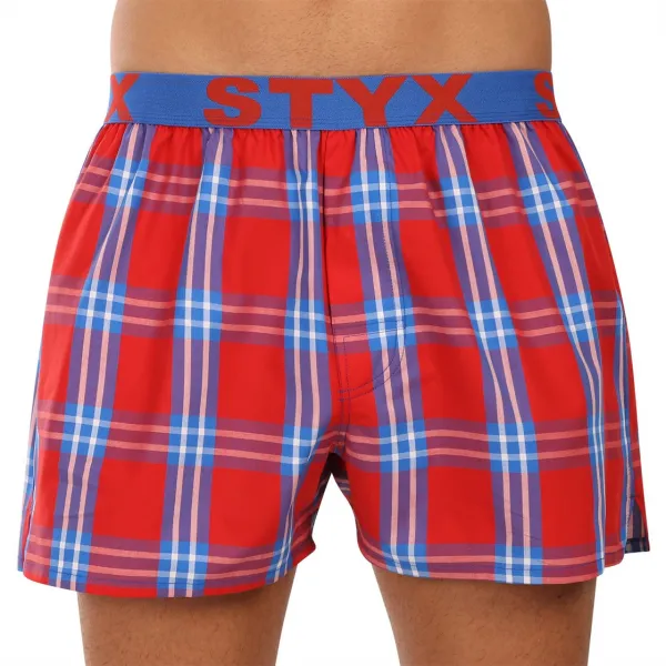 5PACK pánske trenky Styx športová guma viacfarebné (5B110610) M, trenírky