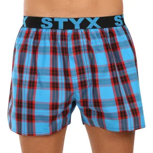 5PACK pánske trenky Styx športová guma viacfarebné (5B110610) M, trenírky