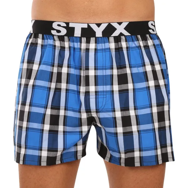 5PACK pánske trenky Styx športová guma viacfarebné (5B110610) M, trenírky