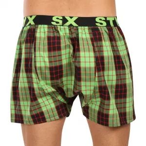 3PACK pánske trenky Styx športová guma viacfarebné (3B110406) M, trenírky