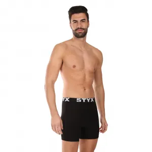3PACK pánske boxerky Styx long športová guma viacfarebné (3UN09079) M, trenky