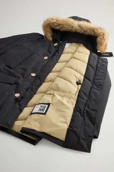 Bunda Woolrich Arctic Detachable Fur Parka Black