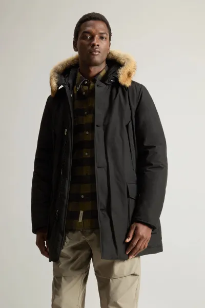 Bunda Woolrich Arctic Detachable Fur Parka Black