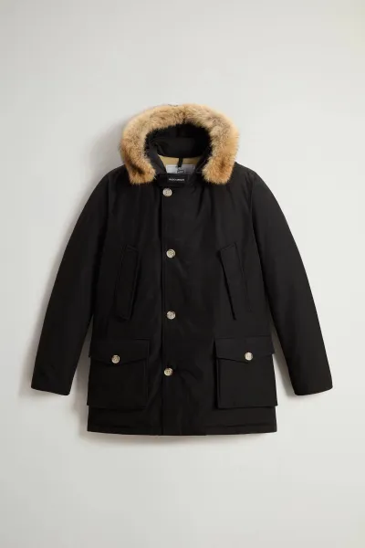 Bunda Woolrich Arctic Detachable Fur Parka Black