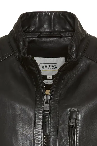 Bunda Camel Active Leather Blouson Anthra