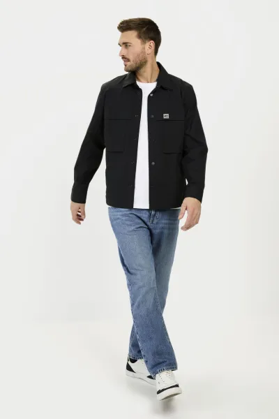 Bunda Camel Active Overshirt Dark Indigo