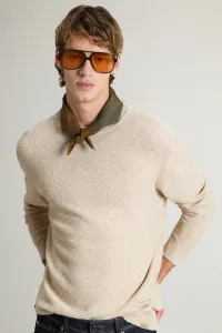 Sveter Woolrich Marled Crewneck White Pepper Mouline