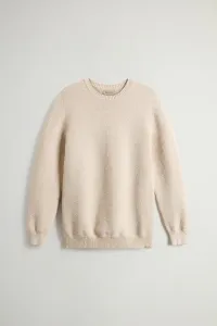 Sveter Woolrich Marled Crewneck White Pepper Mouline