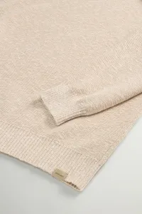 Sveter Woolrich Marled Crewneck White Pepper Mouline