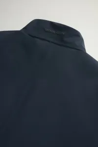 Kabát Woolrich Two Layers 2In1 Carcoat Melton Blue