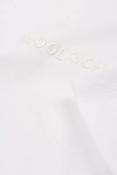 Tričko Woolrich Premium Jersey Logo T-Shirt Bright White