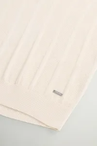 Sveter Woolrich Super Fine Yarn Polo White