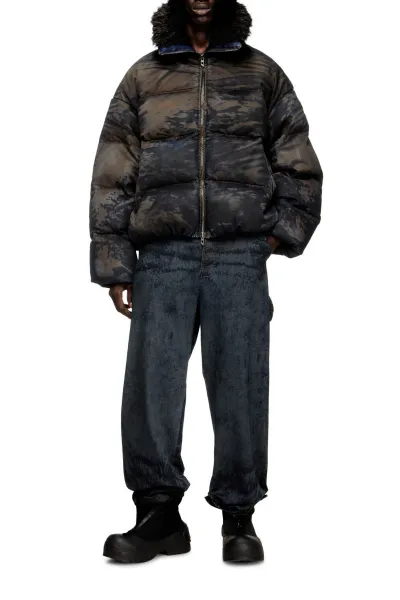 Bunda Diesel W-Johns Jacket Brown