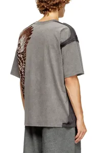 Tričko Diesel T-Boxt-Peeloff T-Shirt Grey