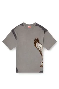 Tričko Diesel T-Boxt-Peeloff T-Shirt Grey