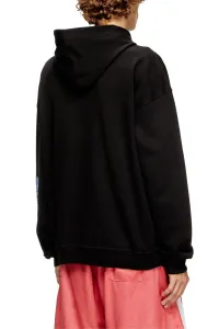 Mikina Diesel S-Boxt-Hood-T6 Sweat-Shirt Black