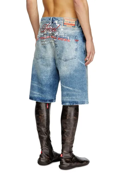 Šortky Diesel D-Rixford-S Shorts Blue