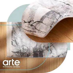 Koberec Arte Split Patran krémový / sivý