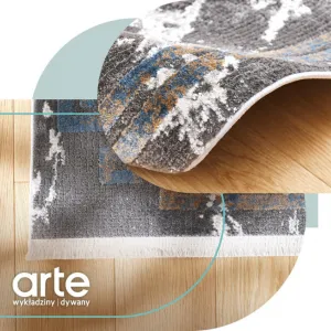 Koberec Arte Piran Marble sivý / čierny