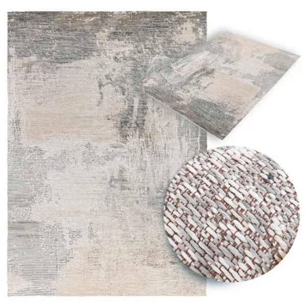 Koberec Maxima MXM-47 Taupe strieborný