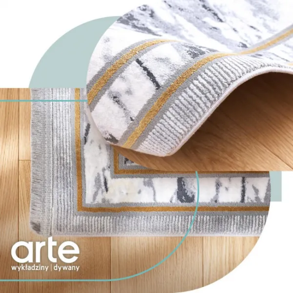 Koberec Arte Toronto Marble sivý