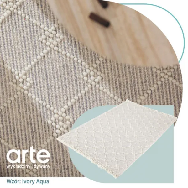 Koberec Arte Cicero Ivory Aqua