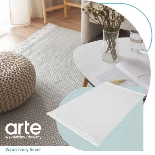 Koberec Arte Alden Ivory Silver