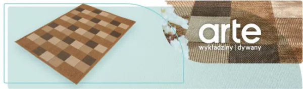 Koberec Adana Chess Beige
