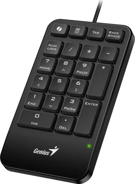 GENIUS Numerická klávesnice NumPad 125, Drátová USB-C, černá