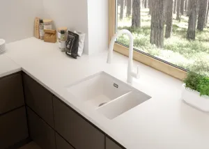 DEANTE DEANTE - Eridan grafit metalic - Granitový drez, 1.5 - bowl ZQE_G503