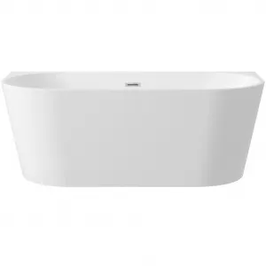 DEANTE - Silia Voľne stojaca akrylátová vaňa k stene biela - 150 cm KDS_015W