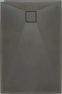 DEANTE - Correo antracit - Granitová sprchová vanička, obdĺžniková, 140x90 cm KQR_T47B