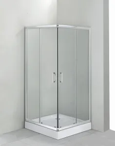 DEANTE - Funkia biela - Akrylátová sprchová vanička, štvorcová, 90x90 cm KTC_041B