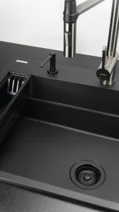 DEANTE DEANTE - Magnetic čierna - Sada príslušenstva pre drez ZZMKN22K