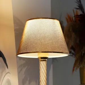 Opviq Stolní lampa Denis béžová/zlatá II